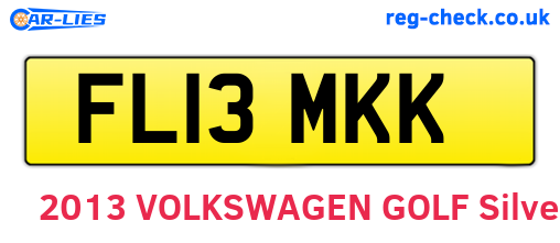 FL13MKK are the vehicle registration plates.