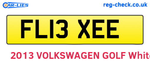 FL13XEE are the vehicle registration plates.