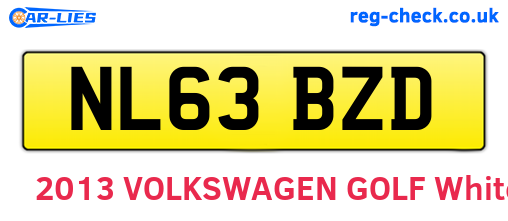 NL63BZD are the vehicle registration plates.