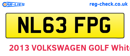 NL63FPG are the vehicle registration plates.