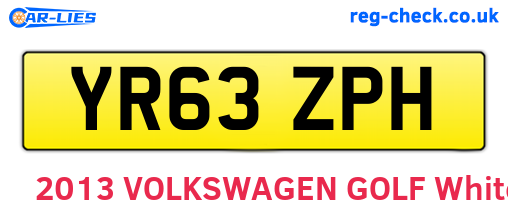 YR63ZPH are the vehicle registration plates.