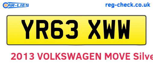 YR63XWW are the vehicle registration plates.