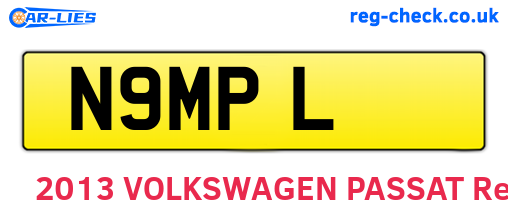 N9MPL are the vehicle registration plates.