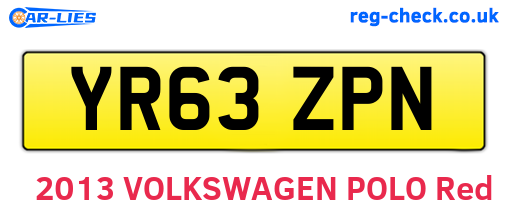 YR63ZPN are the vehicle registration plates.