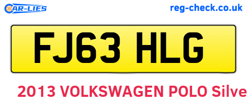 FJ63HLG are the vehicle registration plates.