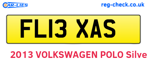 FL13XAS are the vehicle registration plates.