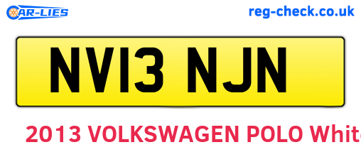 NV13NJN are the vehicle registration plates.