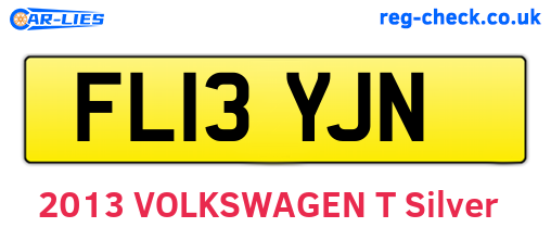 FL13YJN are the vehicle registration plates.