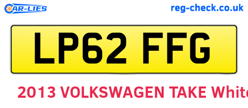 LP62FFG are the vehicle registration plates.