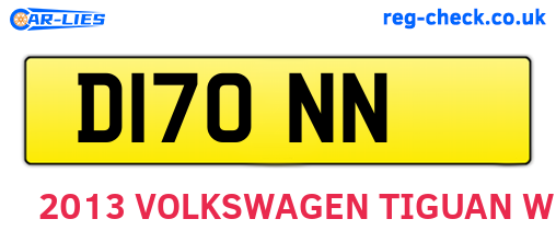 D17ONN are the vehicle registration plates.