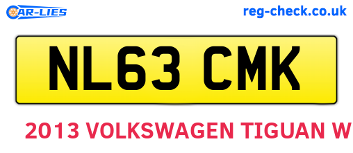 NL63CMK are the vehicle registration plates.