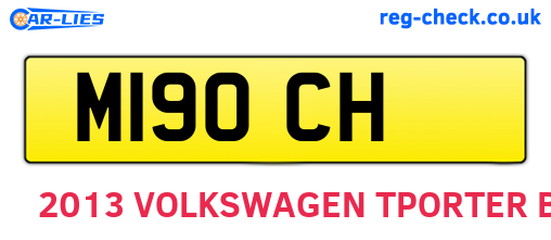 M19OCH are the vehicle registration plates.