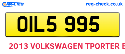 OIL5995 are the vehicle registration plates.