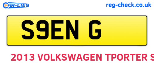 S9ENG are the vehicle registration plates.