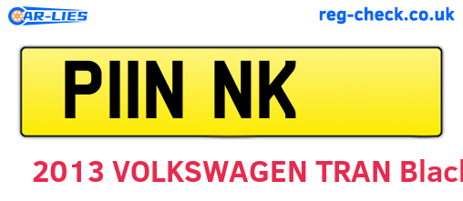 P11NNK are the vehicle registration plates.