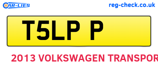 T5LPP are the vehicle registration plates.