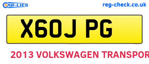 X60JPG are the vehicle registration plates.
