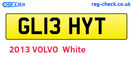 GL13HYT are the vehicle registration plates.