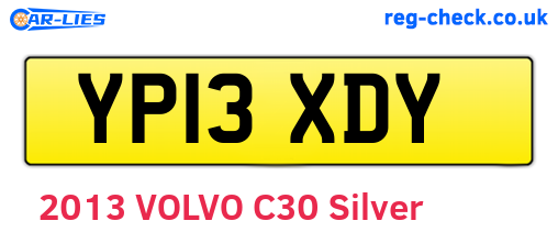 YP13XDY are the vehicle registration plates.