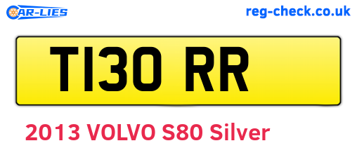 T13ORR are the vehicle registration plates.