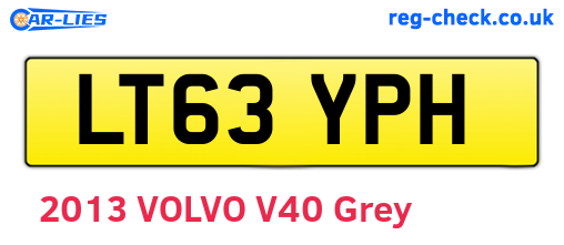 LT63YPH are the vehicle registration plates.