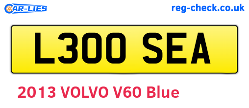 L300SEA are the vehicle registration plates.
