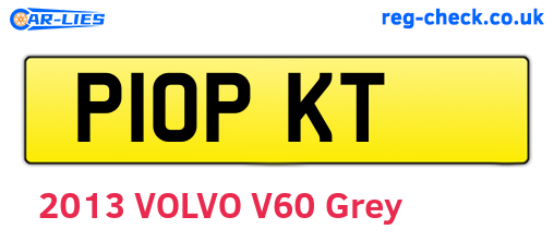 P10PKT are the vehicle registration plates.