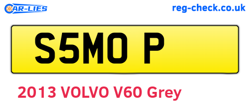 S5MOP are the vehicle registration plates.