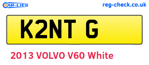 K2NTG are the vehicle registration plates.