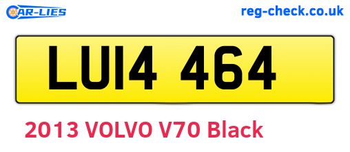 LUI4464 are the vehicle registration plates.