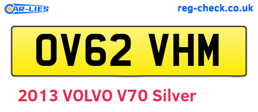OV62VHM are the vehicle registration plates.