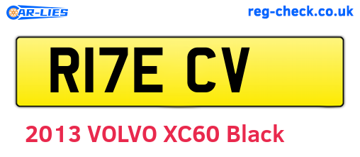 R17ECV are the vehicle registration plates.