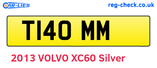 T14OMM are the vehicle registration plates.