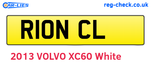R10NCL are the vehicle registration plates.