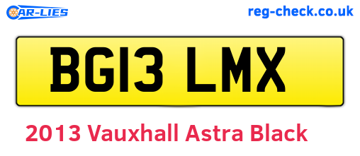 Black 2013 Vauxhall Astra (BG13LMX)