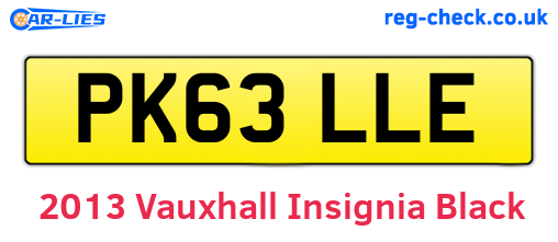 Black 2013 Vauxhall Insignia (PK63LLE)