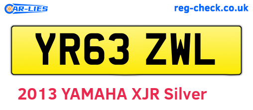 YR63ZWL are the vehicle registration plates.