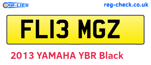 FL13MGZ are the vehicle registration plates.