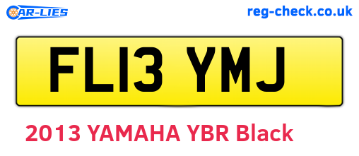 FL13YMJ are the vehicle registration plates.