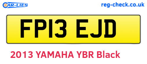 FP13EJD are the vehicle registration plates.