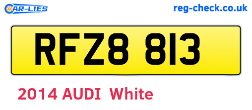 RFZ8813 are the vehicle registration plates.