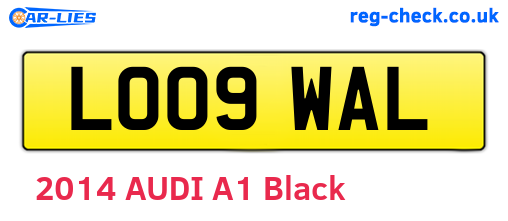 LO09WAL are the vehicle registration plates.