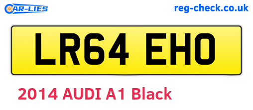 LR64EHO are the vehicle registration plates.