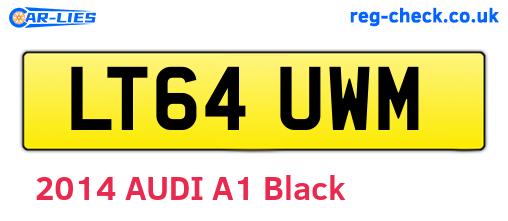 LT64UWM are the vehicle registration plates.