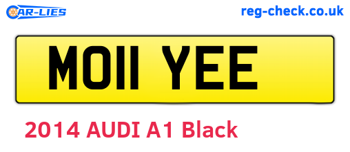 MO11YEE are the vehicle registration plates.