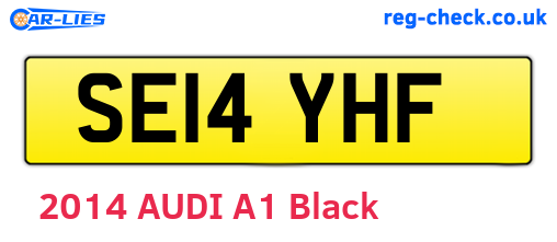 SE14YHF are the vehicle registration plates.