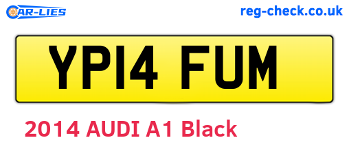 YP14FUM are the vehicle registration plates.