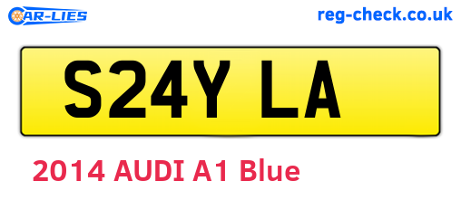 S24YLA are the vehicle registration plates.