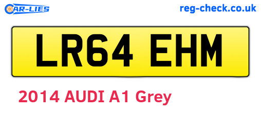 LR64EHM are the vehicle registration plates.