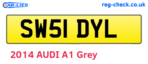 SW51DYL are the vehicle registration plates.